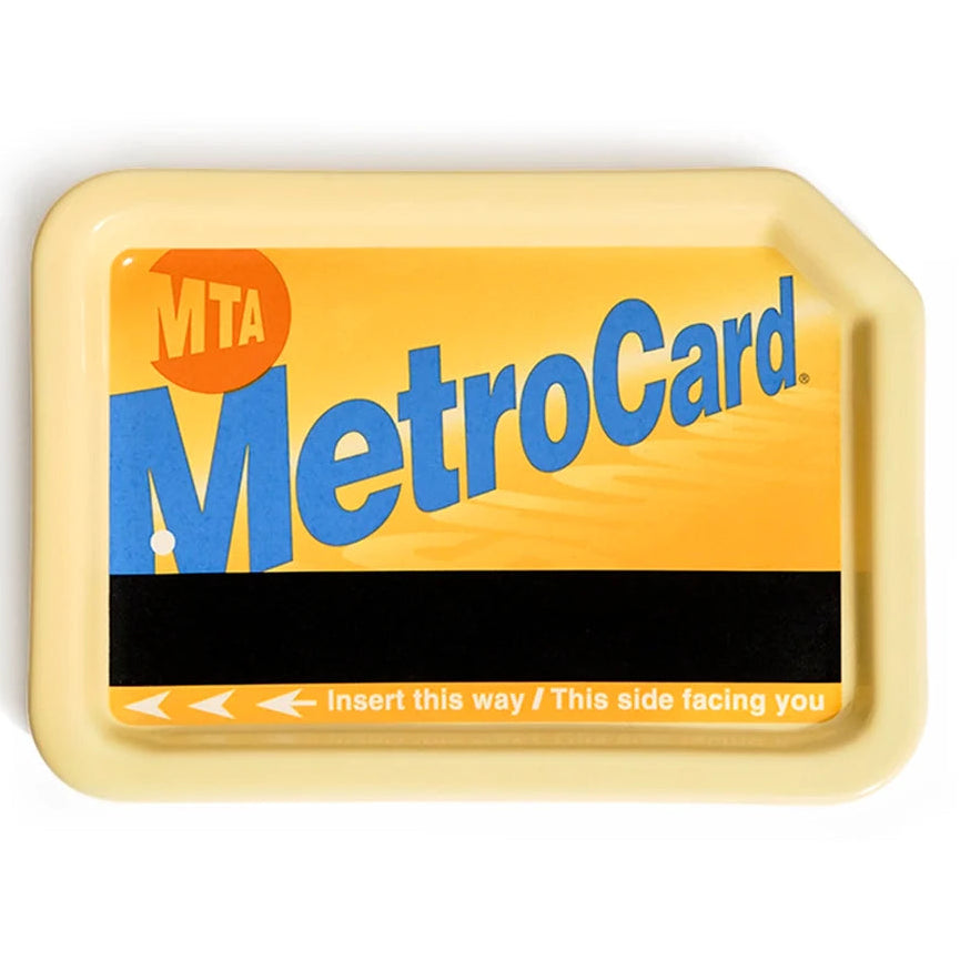 Fishys Eddy Yellow Metrocard Tray – 5.31"x 3.8"