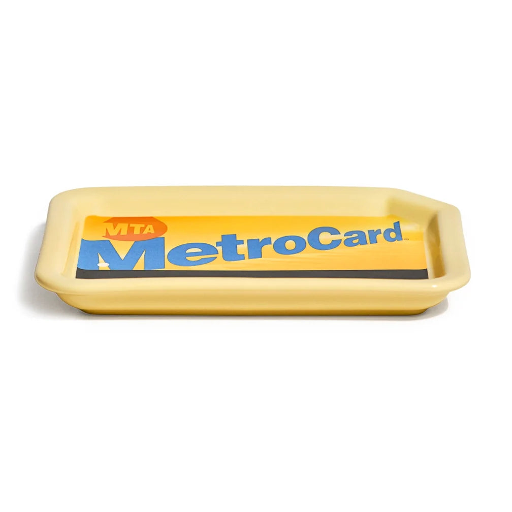 Fishys Eddy Yellow Metrocard Tray – 5.31"x 3.8"