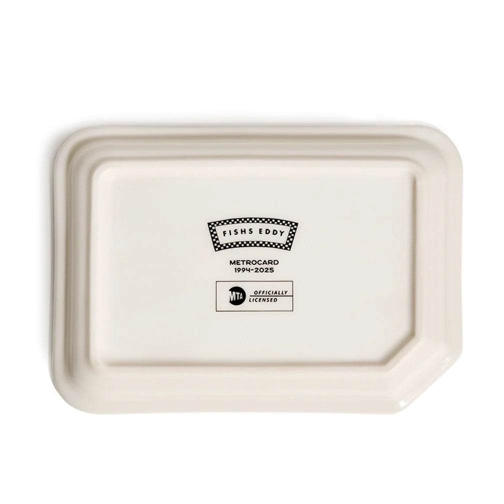 Fishys Eddy Yellow Metrocard Tray – 5.31"x 3.8"