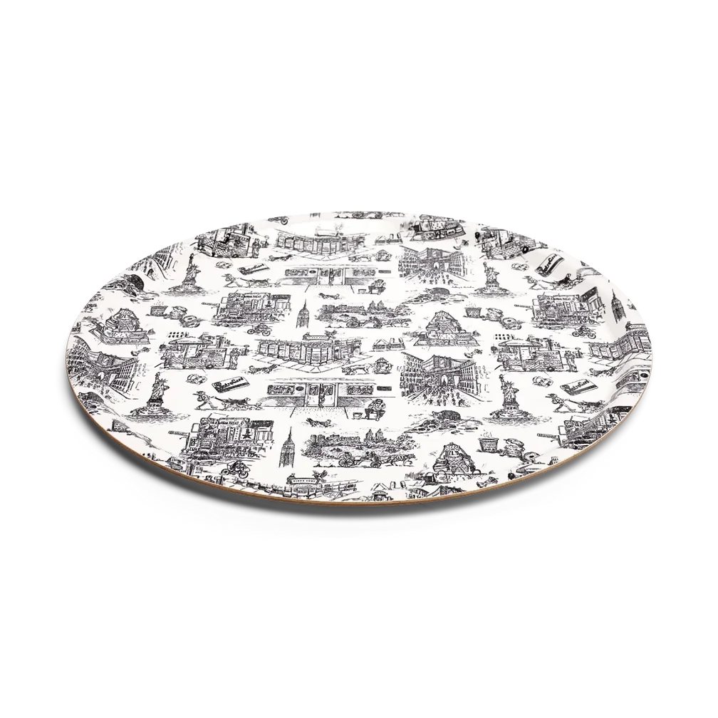Fishys Eddy NYC Toile Tray – 14.5"