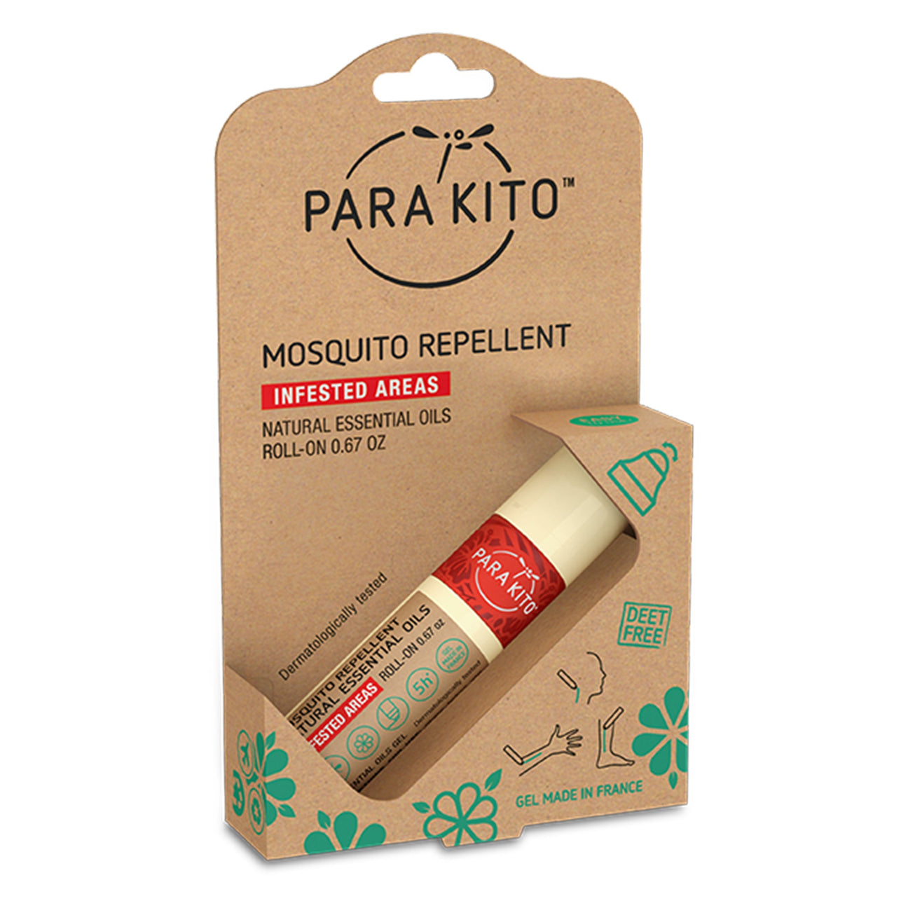 Para Kito Mosquito Repellent Roll-On Applicator Pen – .67 oz