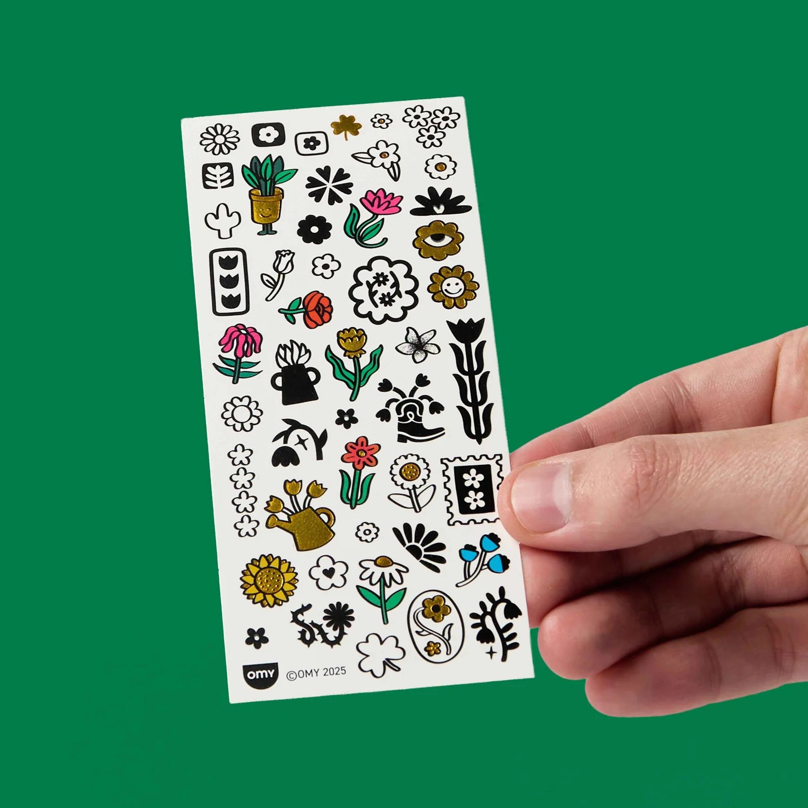 OMY Flash Mini Temporary Tattoos - Flower Pop