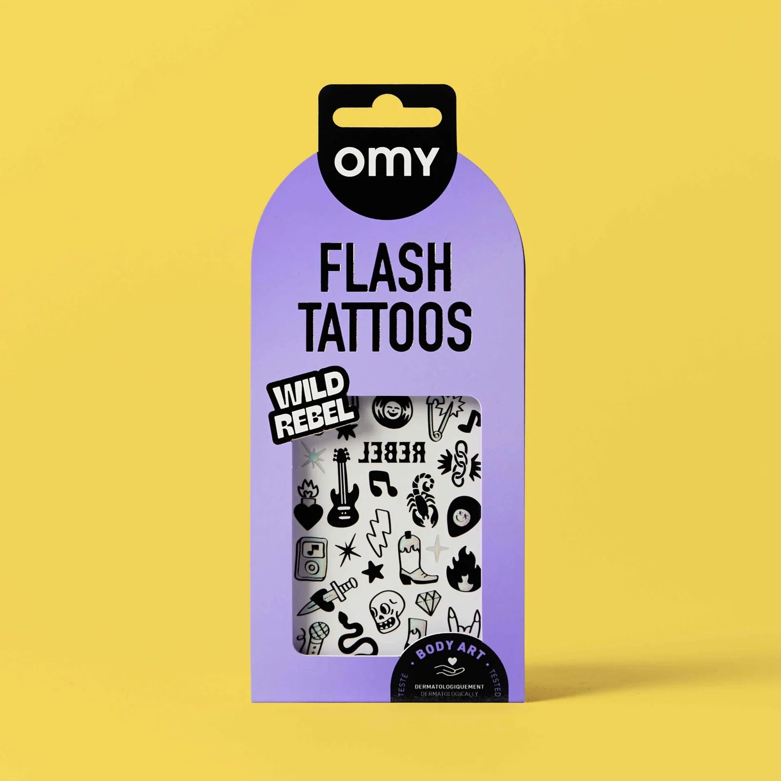 OMY Flash Mini Temporary Tattoos - Wild Rebel