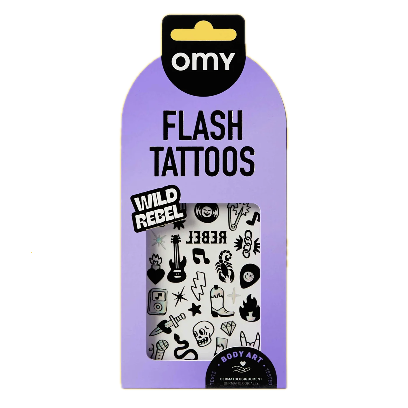 OMY Flash Mini Temporary Tattoos - Wild Rebel