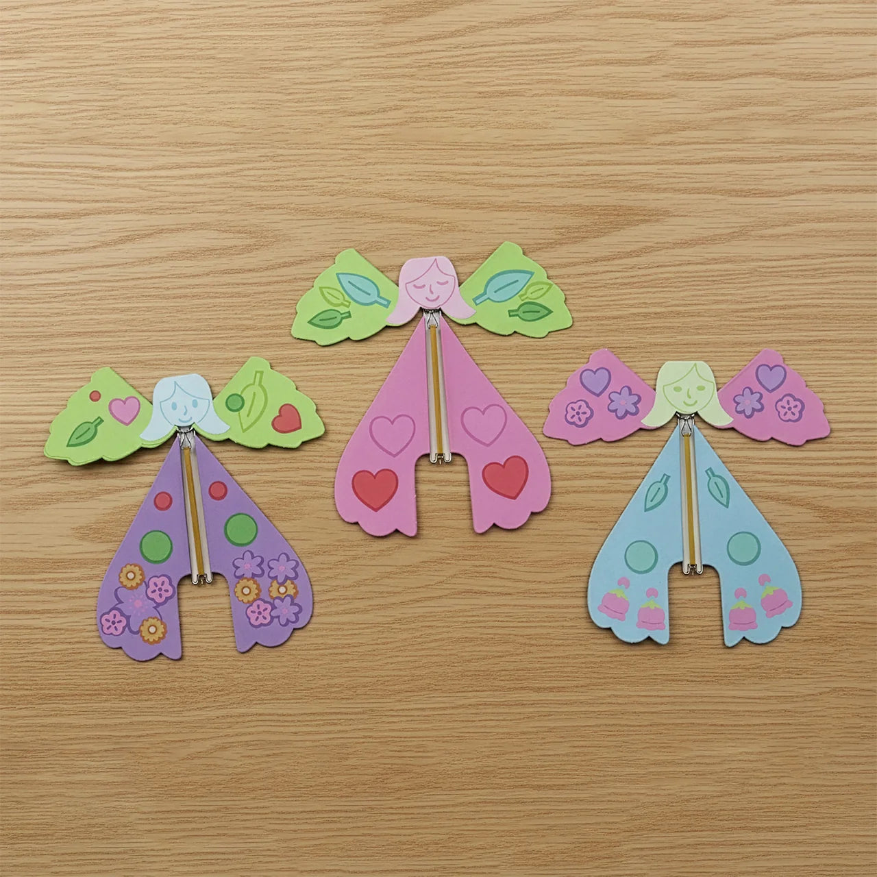 Pikkii Origami Craft Kit – Flying Fairies – Set of 3