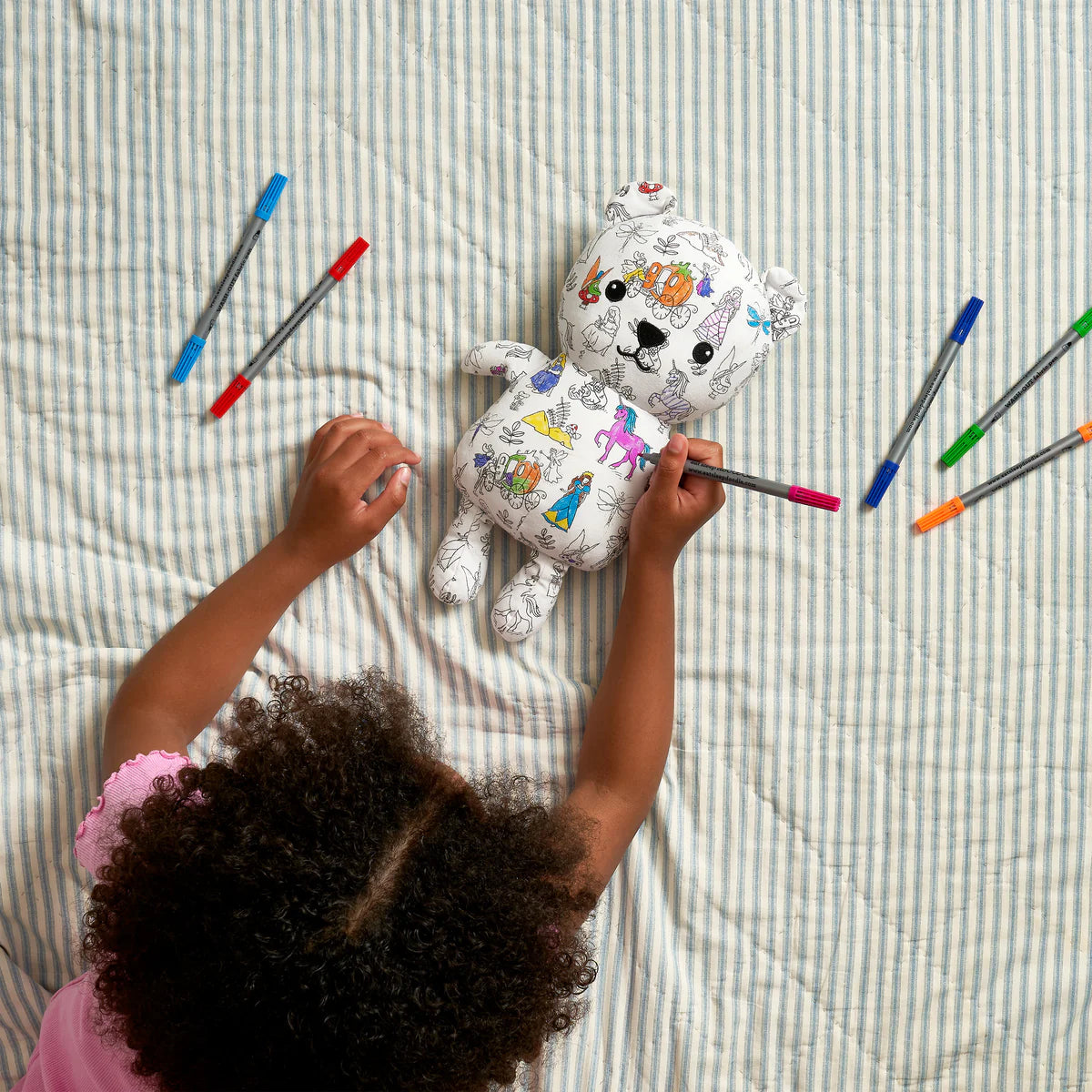 Eat Sleep Doodle – Artie Baer Color-in Fairytale Teddy Baer