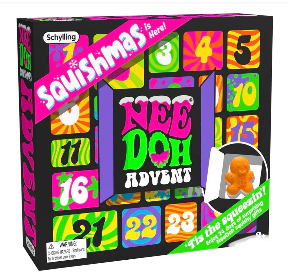 NeeDoh Squishmas 2024 Squishy Toys Advent Calendar