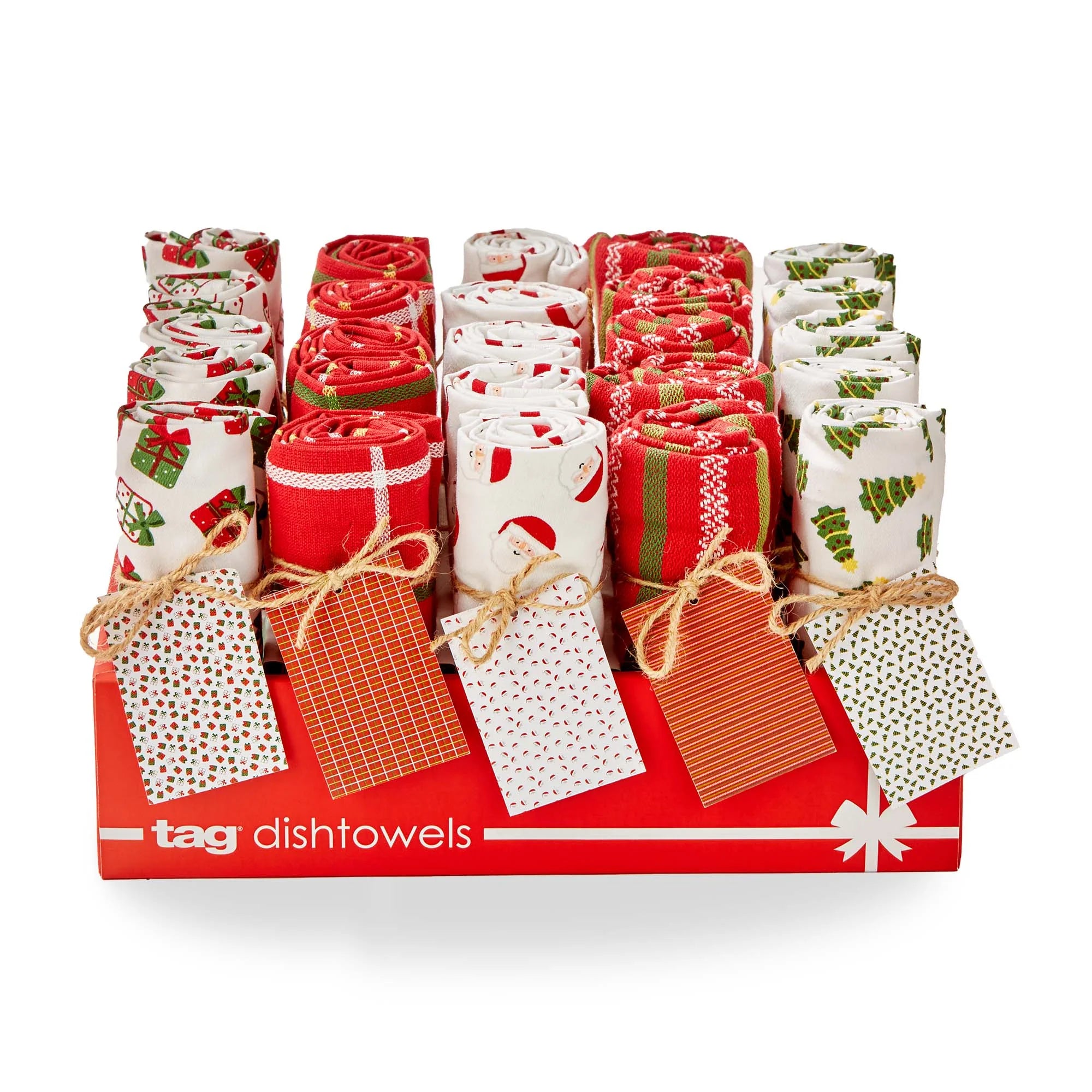 Tag Holiday Cheer Dishtowel -26" x 18" – Assorted Styles – Each Sold Separately