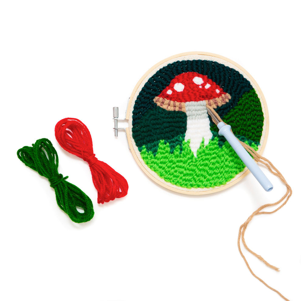 Punch Needle Kit – Mushroom