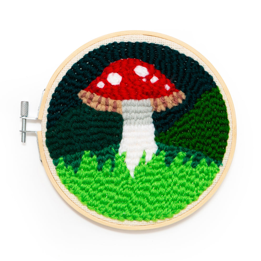 Punch Needle Kit – Mushroom