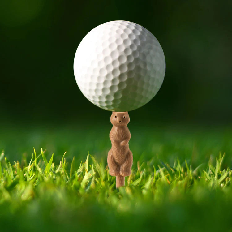 Kikkerland Gopher The Caddy Golf Tee – Pack of 6
