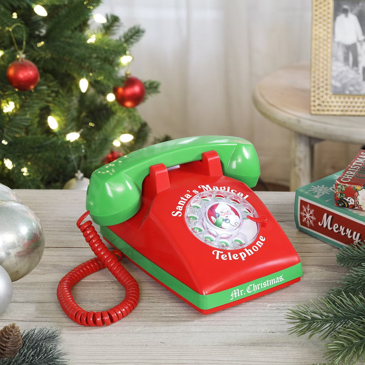 Mr. Christmas Santa's Magical Telephone – Interactive Toy – 8"