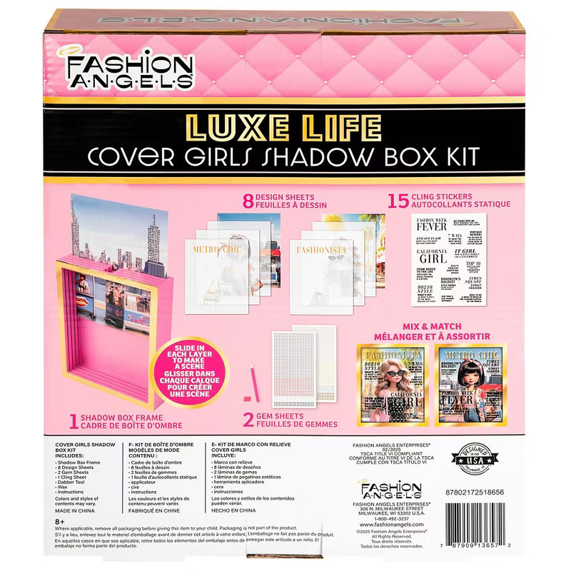 Fashion Angels Luxe Life Cover Girls Shadow Box Kit