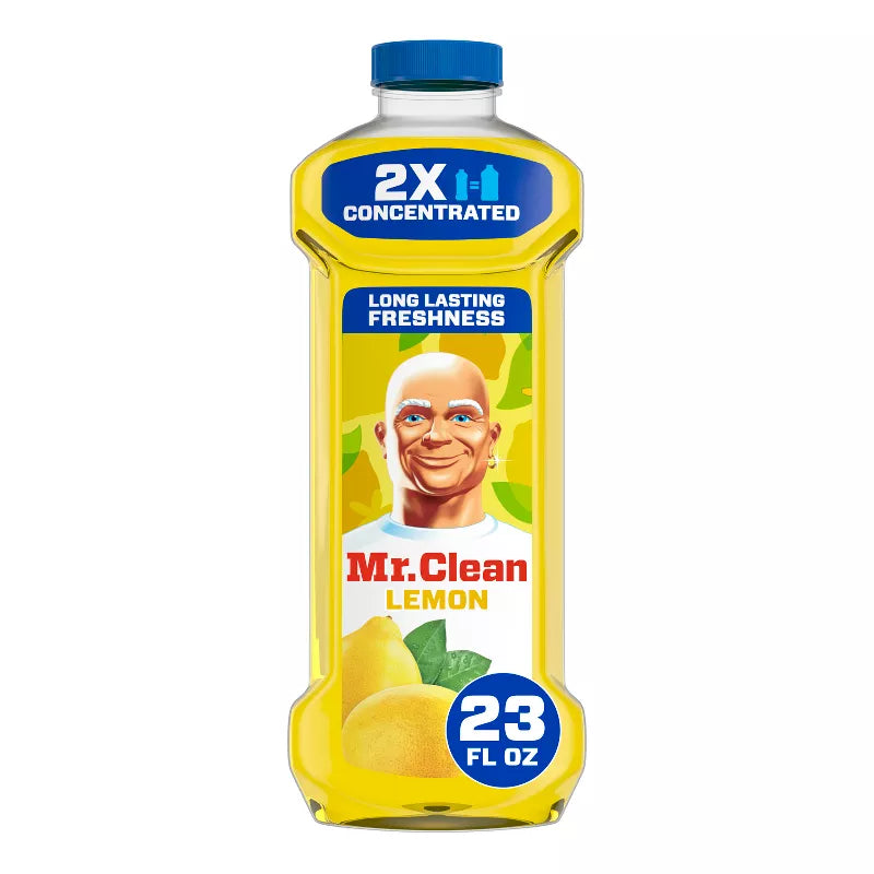 Mr. Clean 2x Concentrated Lemon Scent Dilute Summer Multi-Surface Cleaner - 23 fl oz