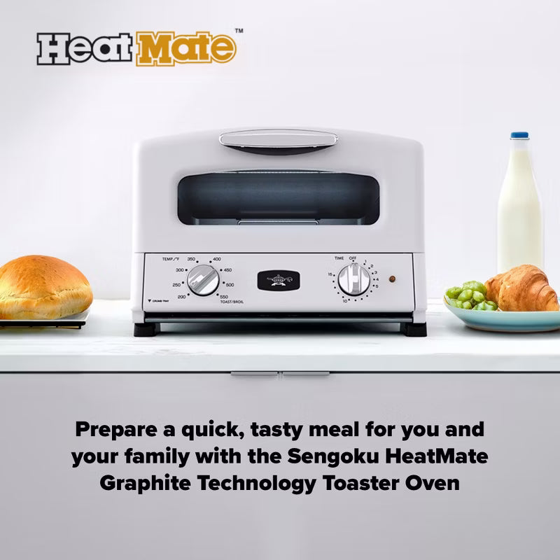 HeatMate Toaster Oven  –  White