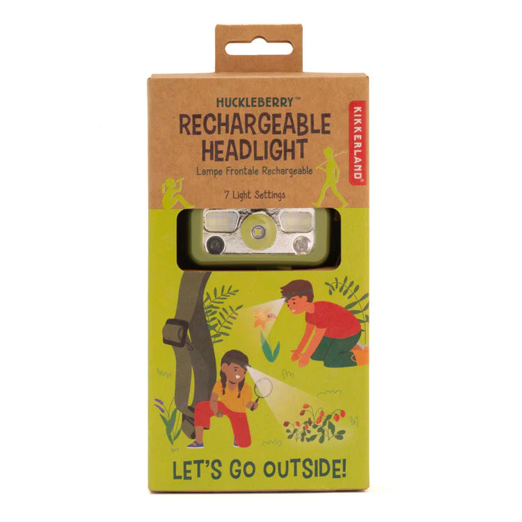 Kikkerland Rechargeable Kids Explorer Headlight