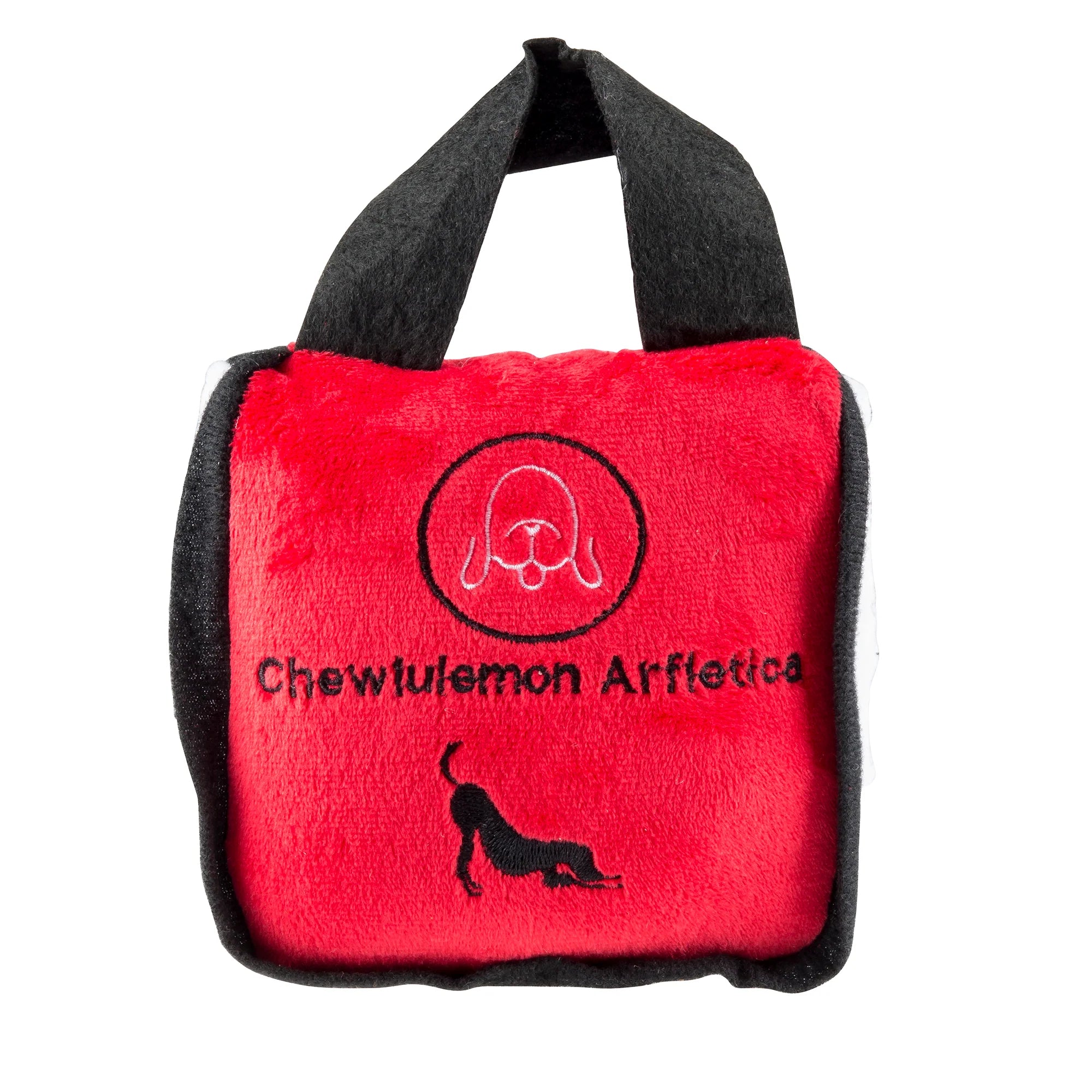 Designer Inspired Plush Dog Toy – Chewlulemon Bag