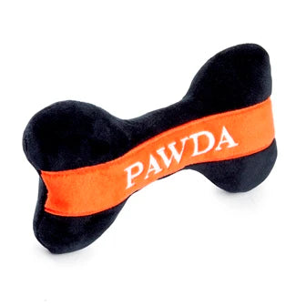 Designer Inspired Plush Dog Toy – Pawda Bone