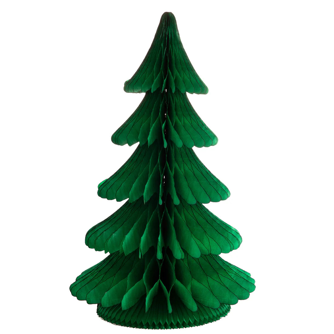 Honeycomb Green Paper Christmas Tree - Large – 25.5" x 16"