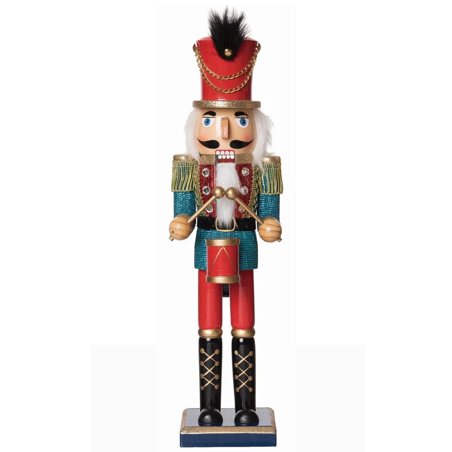 Natural Wood Glitz & Glam Nutcracker Figurines – Assorted – Sold Individually