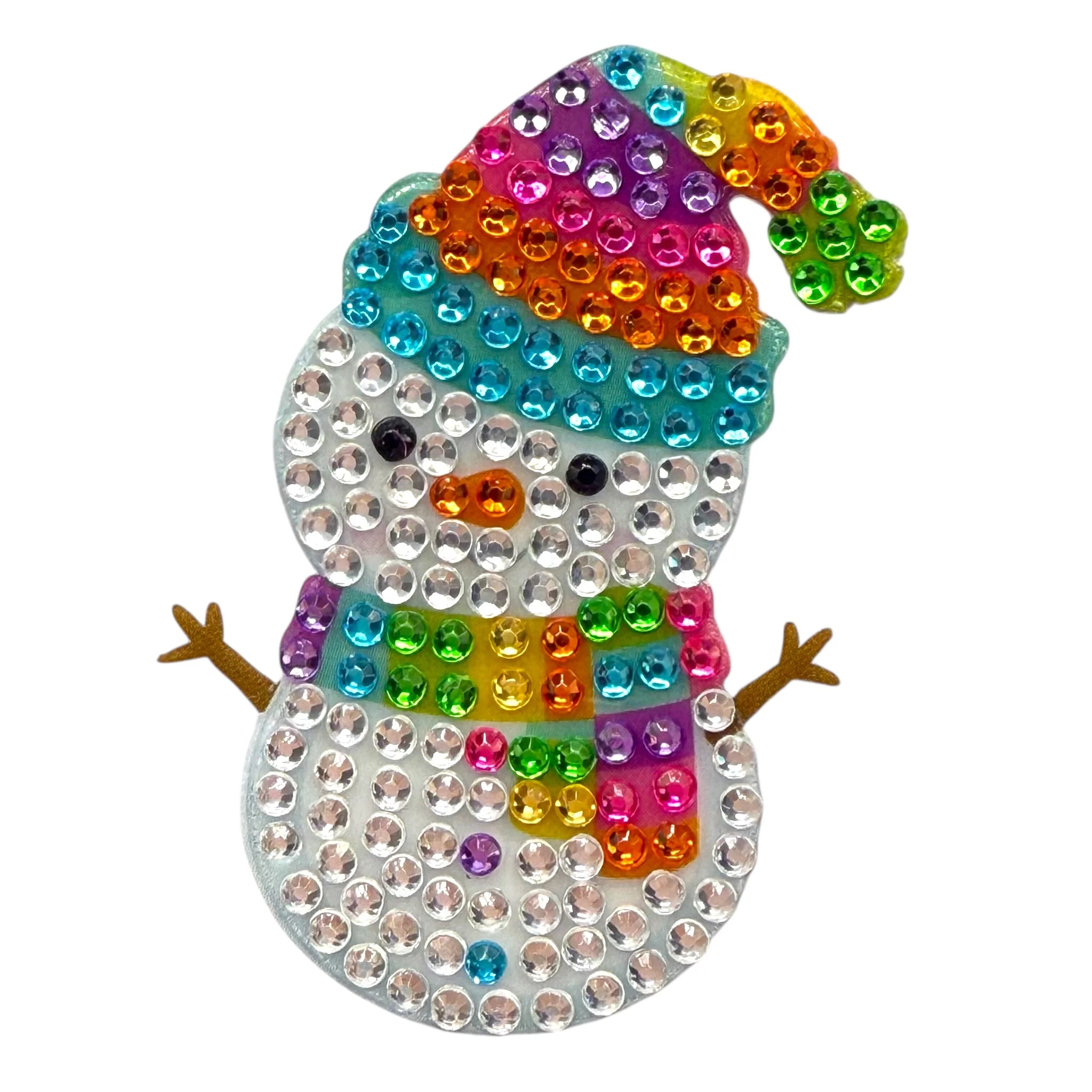 StickerBeans Holiday Sparkle Stickers -2" – Pack of 4