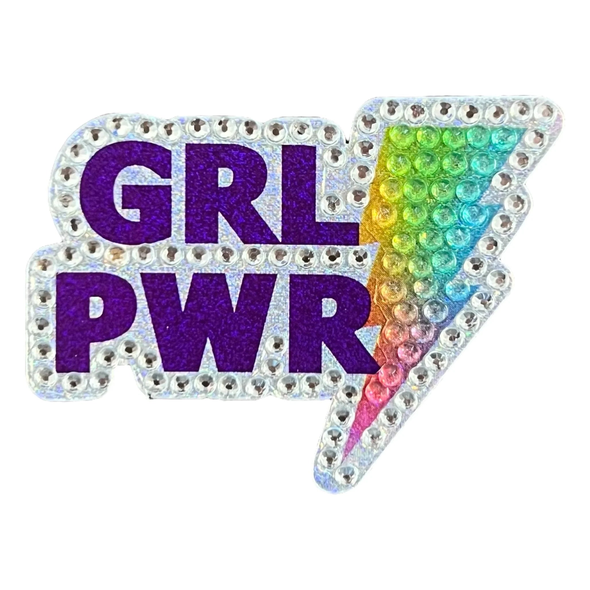 StickerBeans New Girl Power Sparkle Sticker – 2"