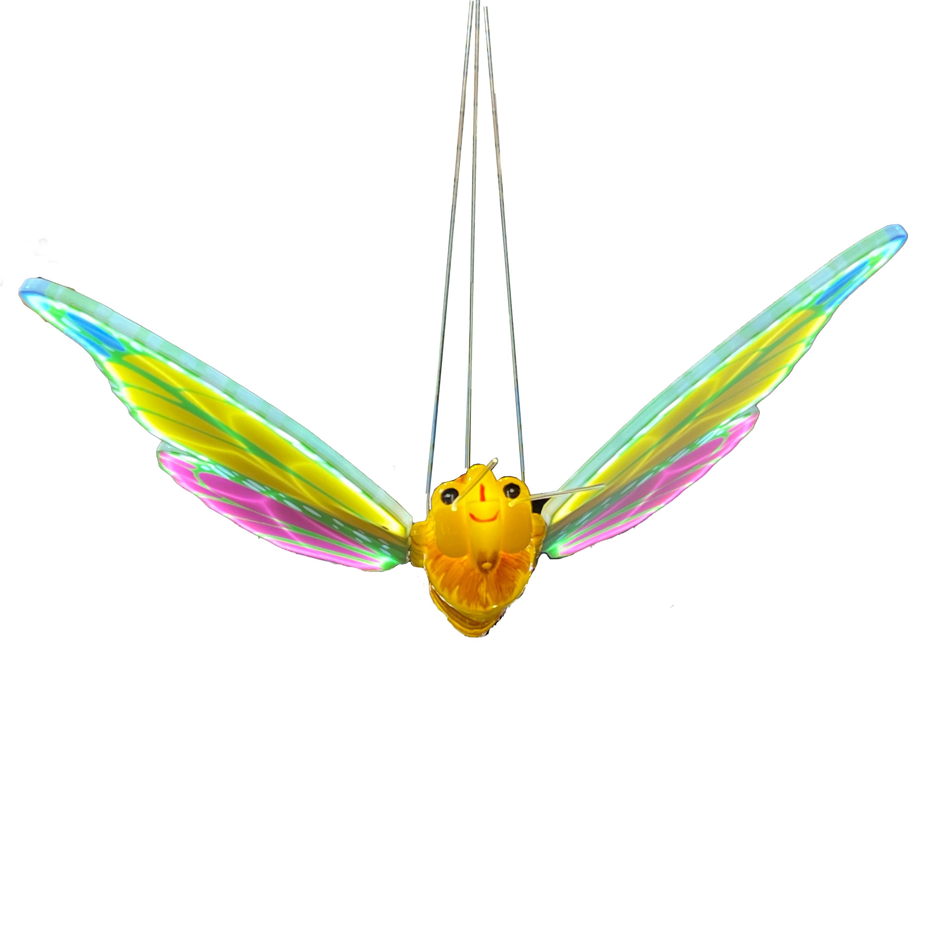 Lighted Plug-In Animated Butterfly – Assorted Colors – Sold Individually – 25.2"