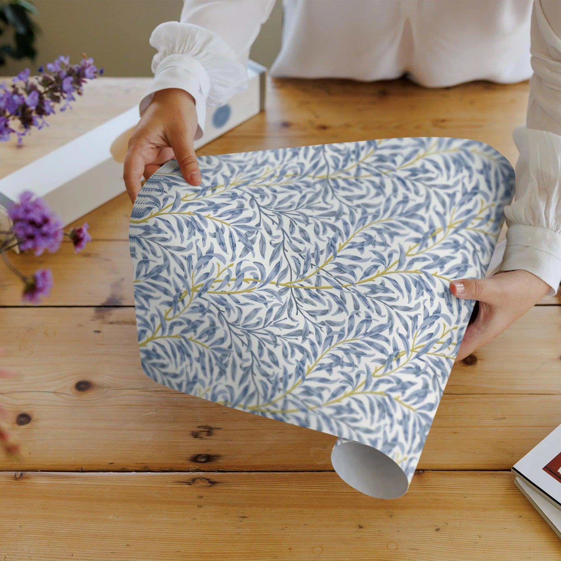 The Master Herbalist Scented Non-Adhesive Drawer Liners – Neroli & Bergamot – 5 Sheets – 23.6" x 16.5"