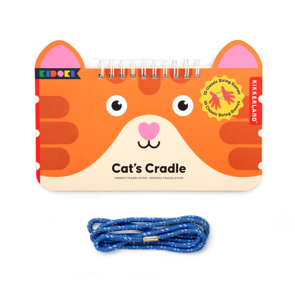 Kikkerland Kidoki Cats Cradle Game – Assorted Styles – SOLD INDIVIDUALLY
