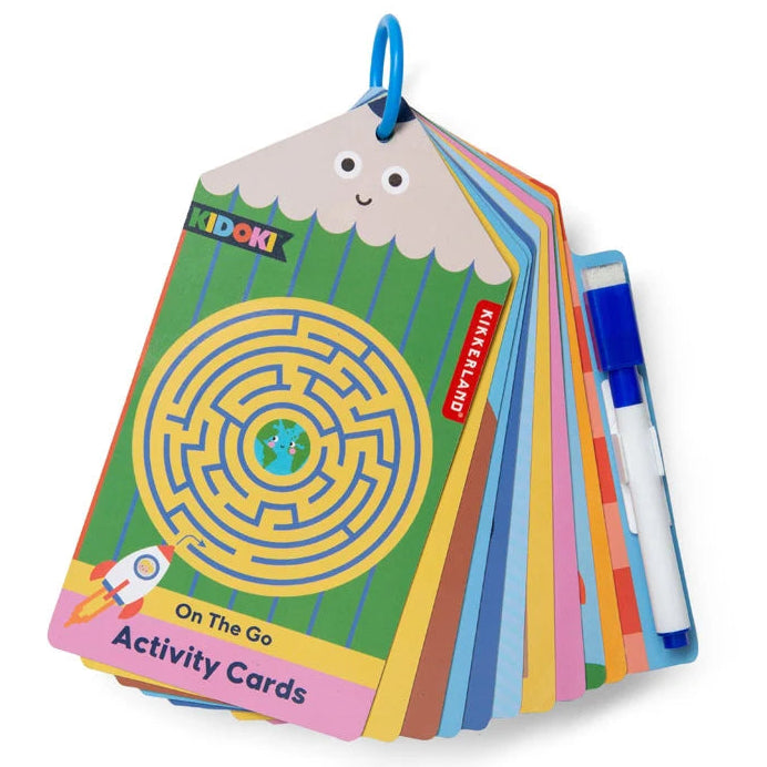 Kidoki Play & Erase Activity Cards for Kids