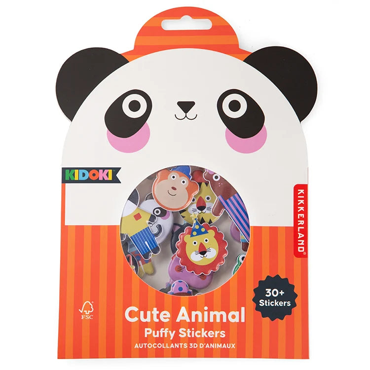 Kidoki Fun Puffy Stickers – Animal