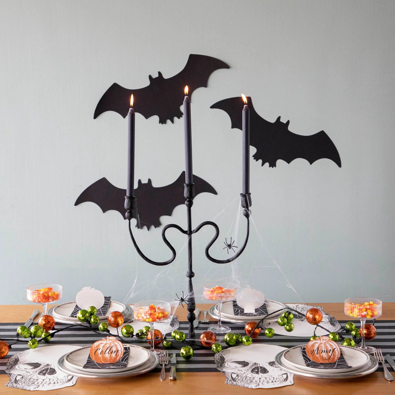Hester & Cook Paper Placemats - Die-cut Bat Placemat – Pack of 12