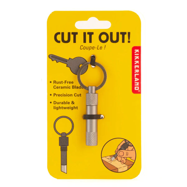 Kikkerland Cut It Out! Ceramic Knife Key Chain – S. Feldman Housewares