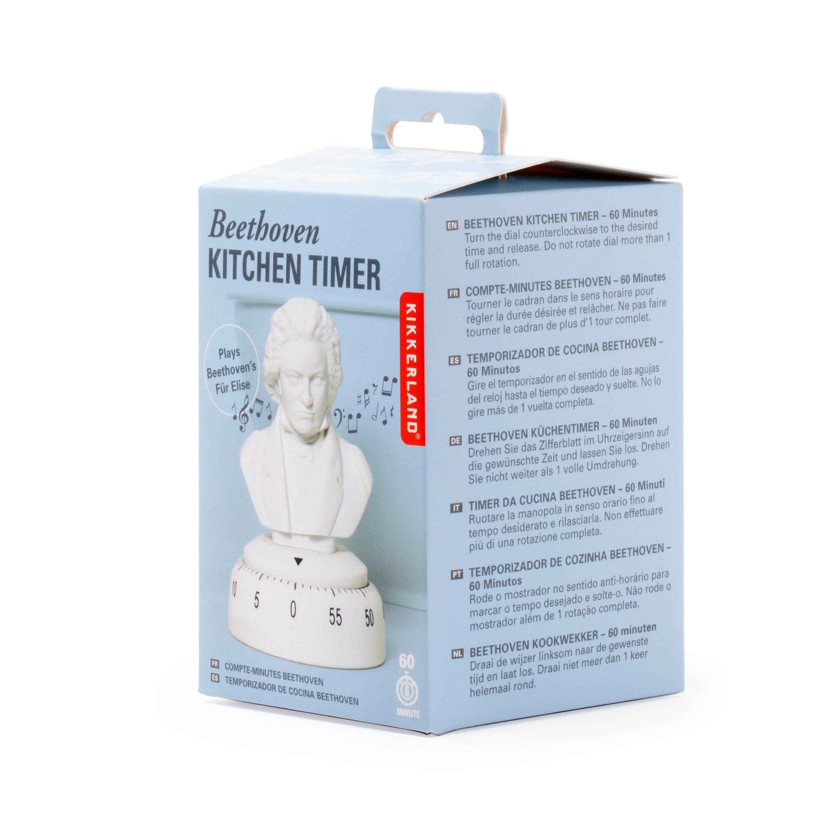 Kikkerland Beethoven Kitchen Timer – Plays Classic Fur Elise