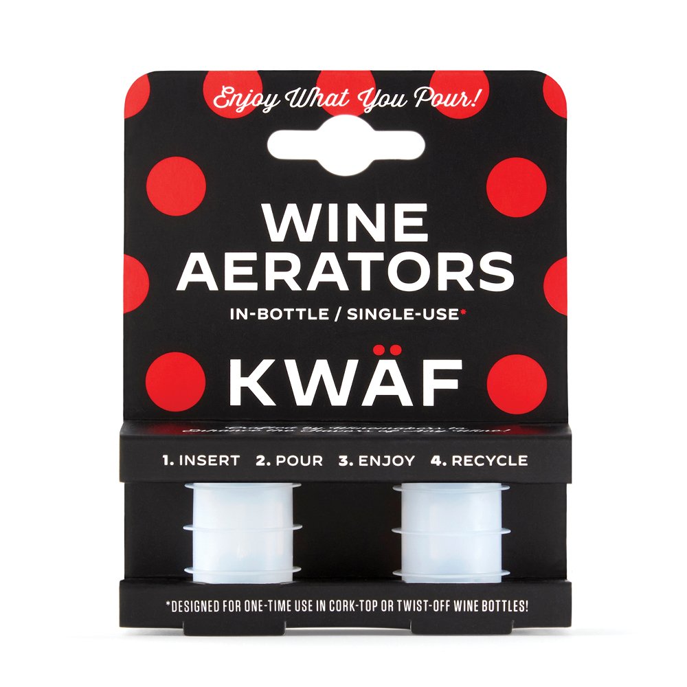 KWÄF Disposable Wine Aerators - Pack of 2