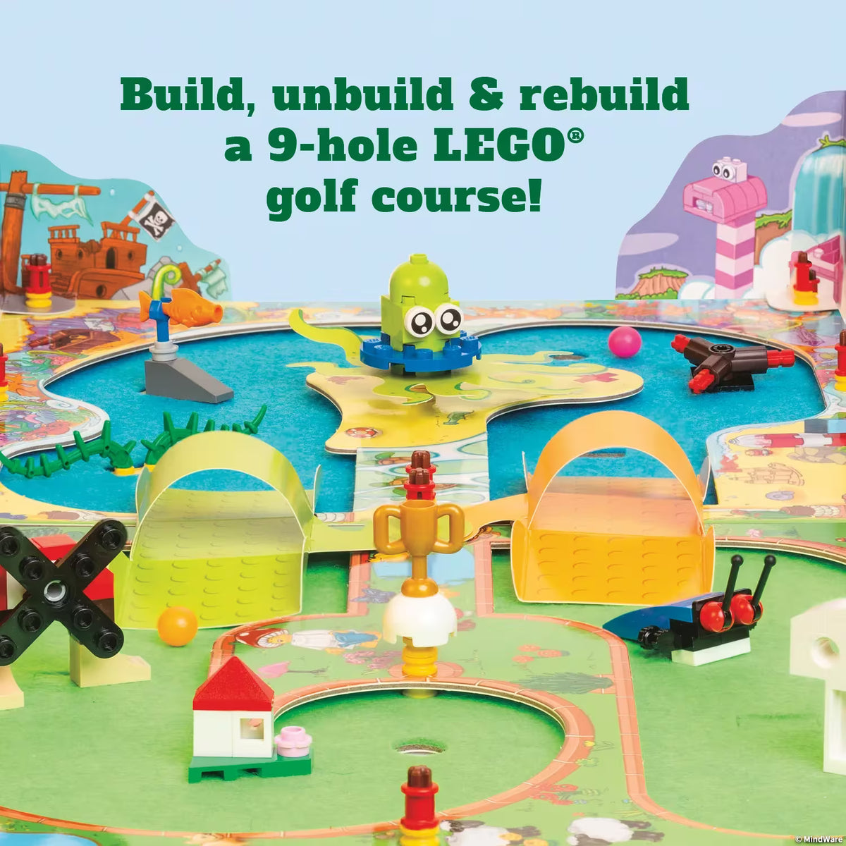 Klutz Lego Mini Golf Building Kit