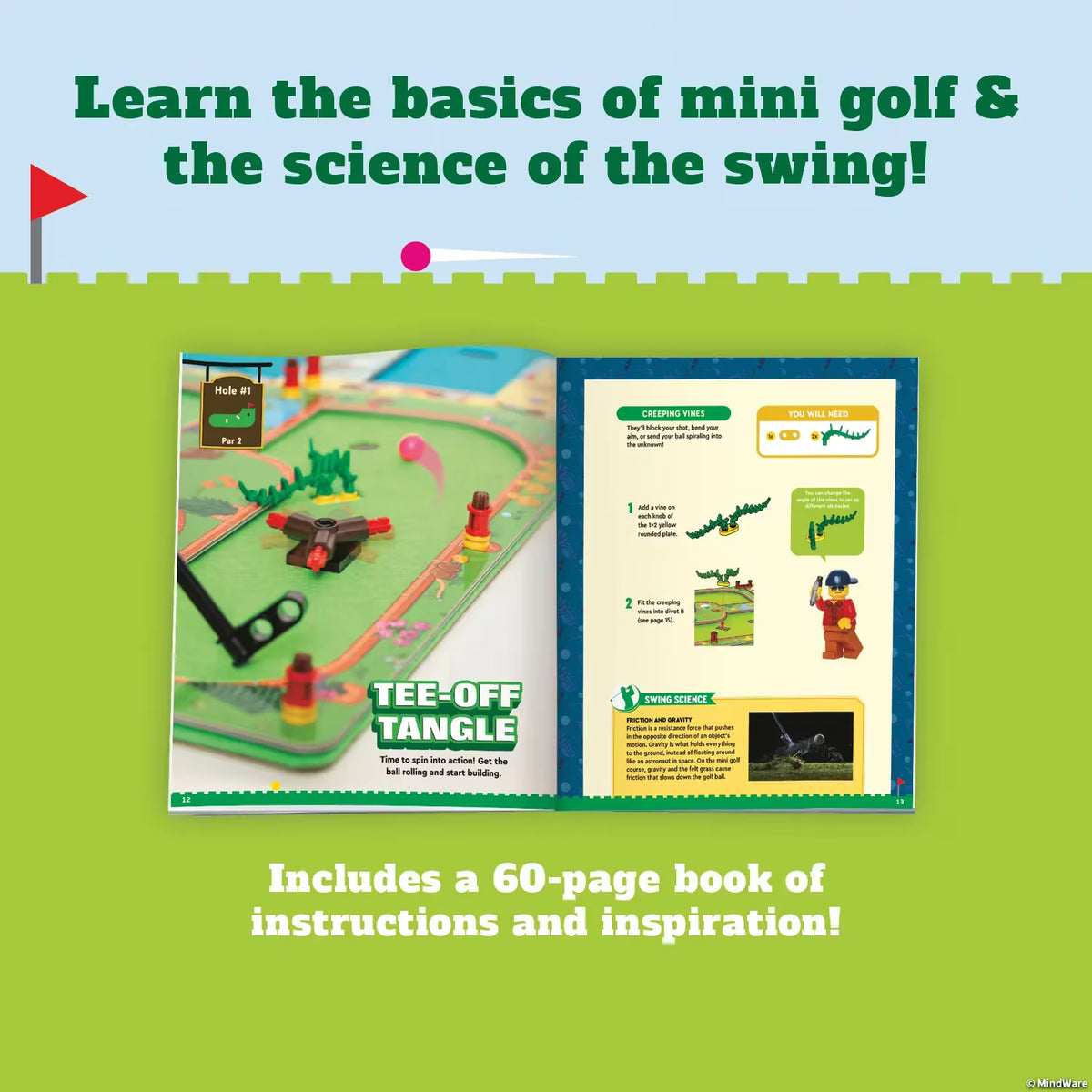 Klutz Lego Mini Golf Building Kit
