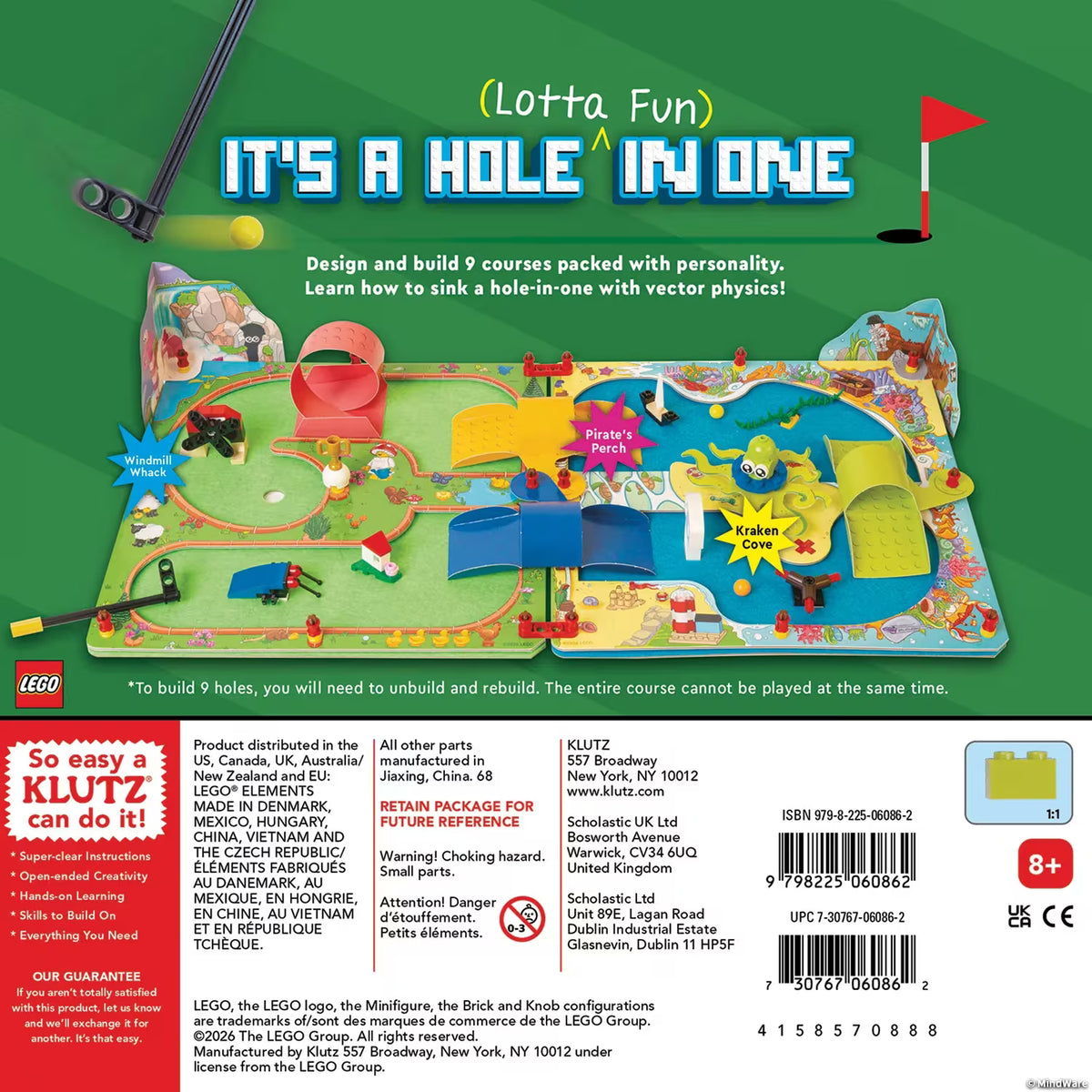 Klutz Lego Mini Golf Building Kit