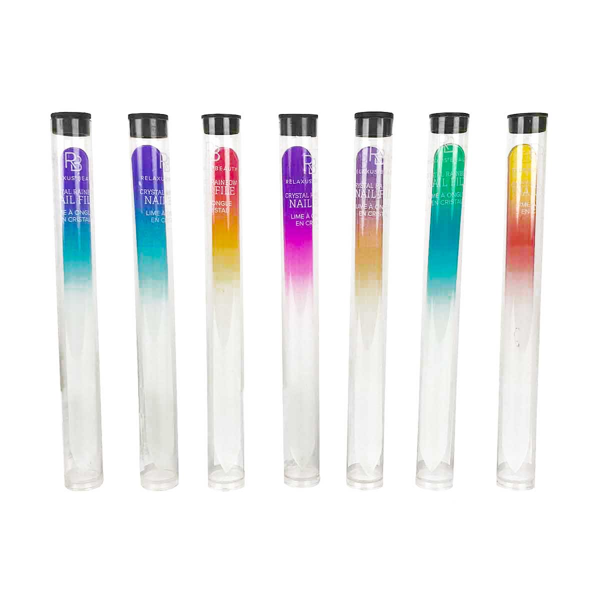 Rainbow Crystal Nail Files – Assorted Colors – Each Sold Separately