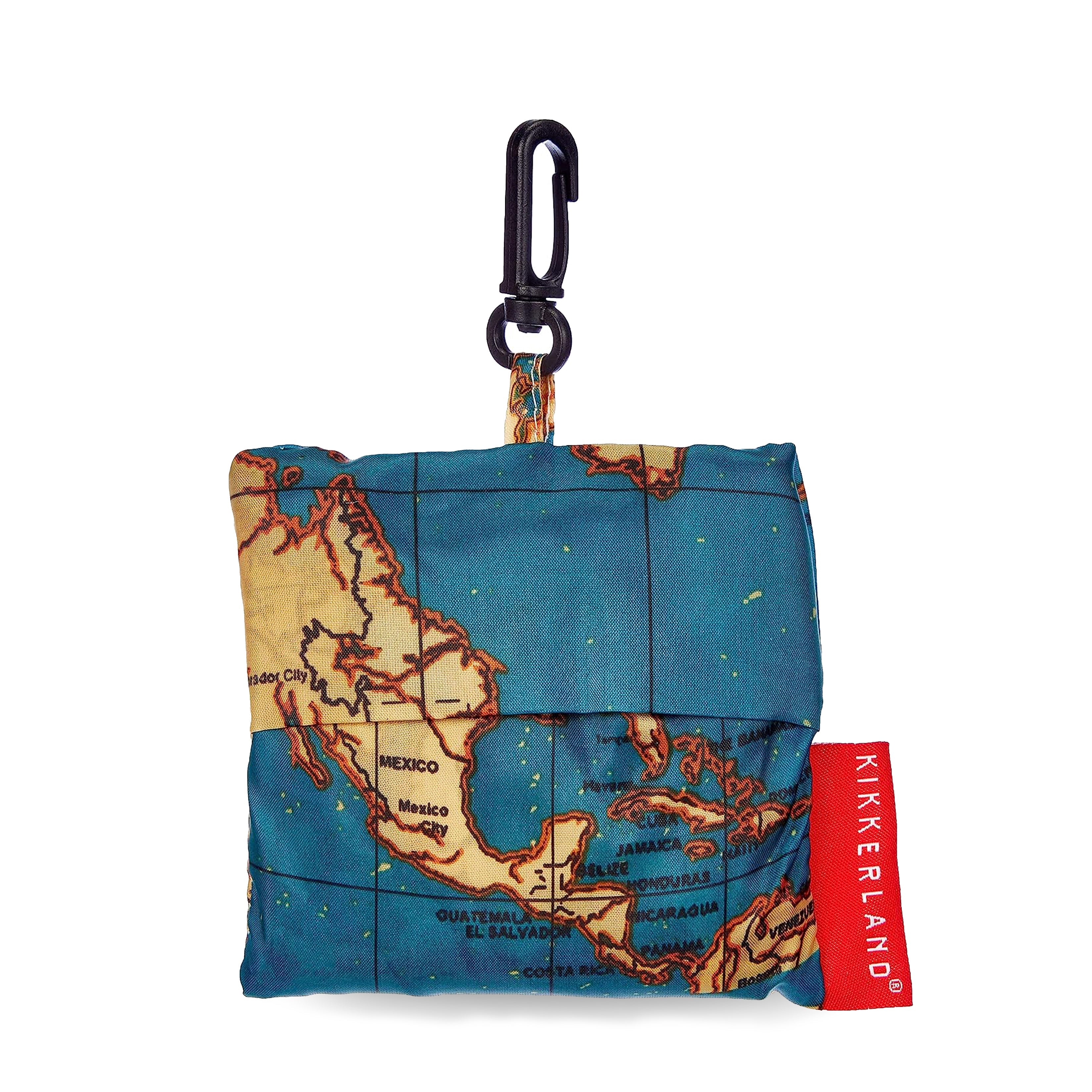 Kikkerland World Map Travel Laundry Bag