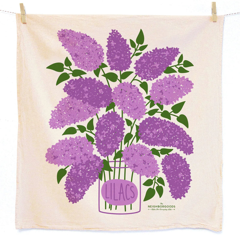 Dish Towel & Sponge Cloth Gift Set – Lilacs