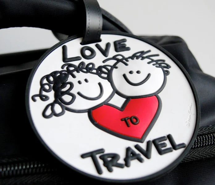 Love To Travel 3D Luggage Tag