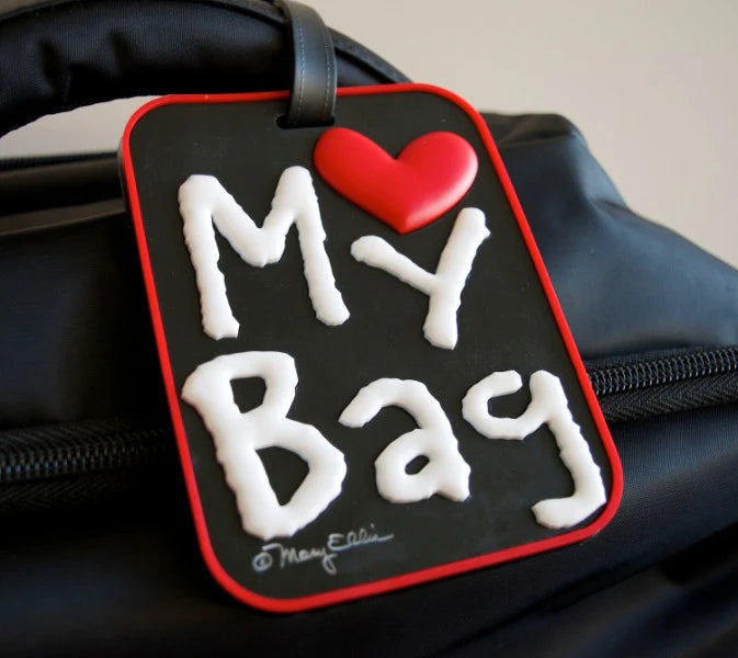 My Bag 3D Black Luggage Tag