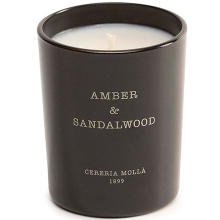 Cereria Molla - Amber & Sandalwood Votive Mini Candle – 2.6oz.
