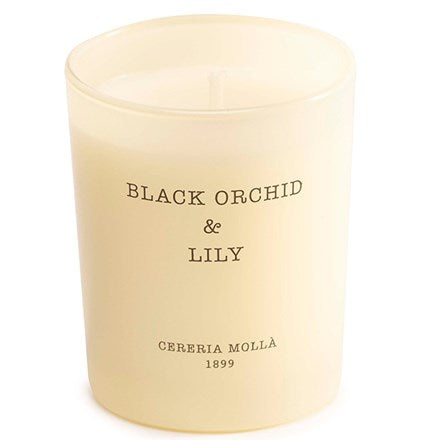 Cereria Molla - Black Orchid & Lily Votive Mini Candle - 2.6oz.