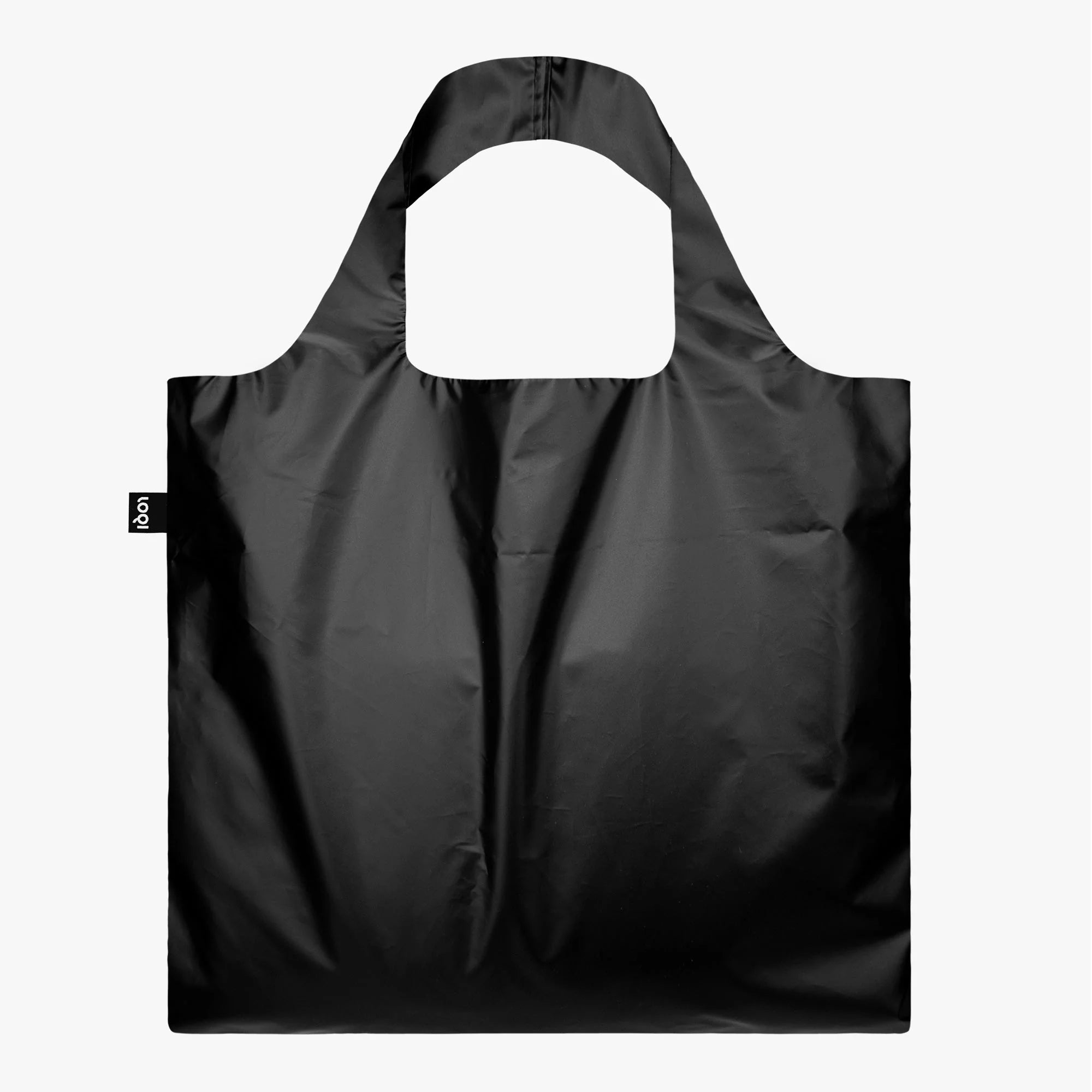 LOQI Reusable Tote Bag – Metallic Matt Black