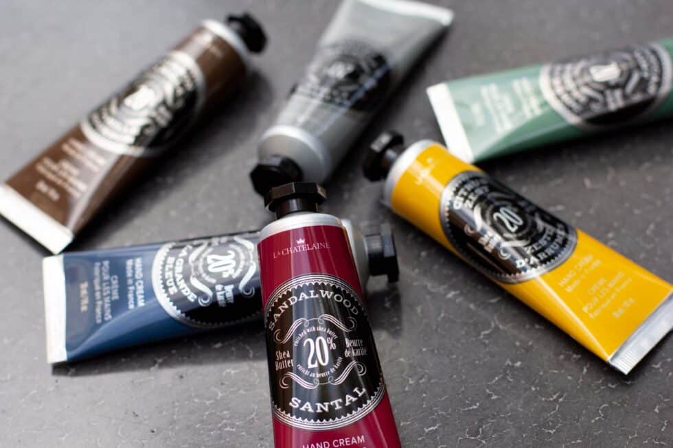 La Chatelaine Travel Size Hand Cream – Vetiver Cedar