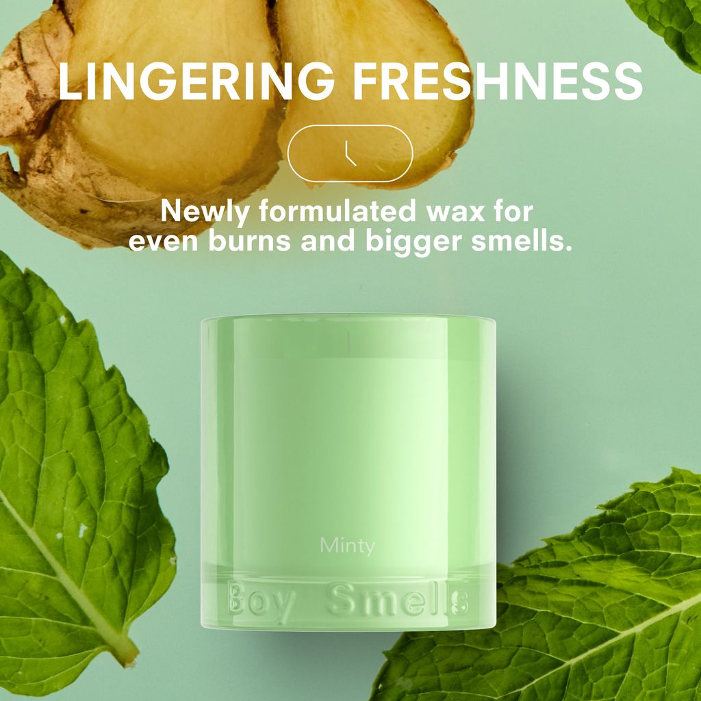 Boy Smells Essentials Scented Candle – Minty – 8.5oz.