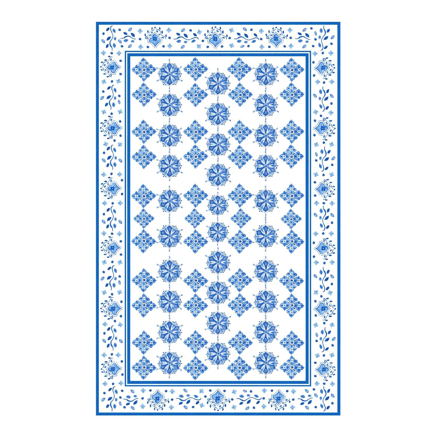 Le Cadeaux Spoon Rest With Tea Towel Gift Set – Moroccan Blue