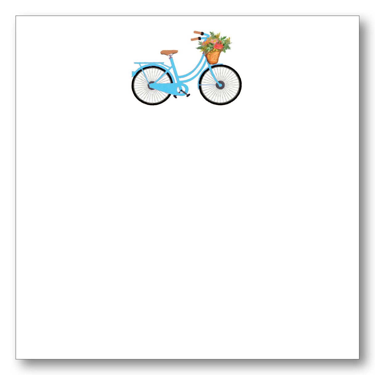 Maison de Papier 5" x 5" Note Block – 75 Sheets – Bicycle